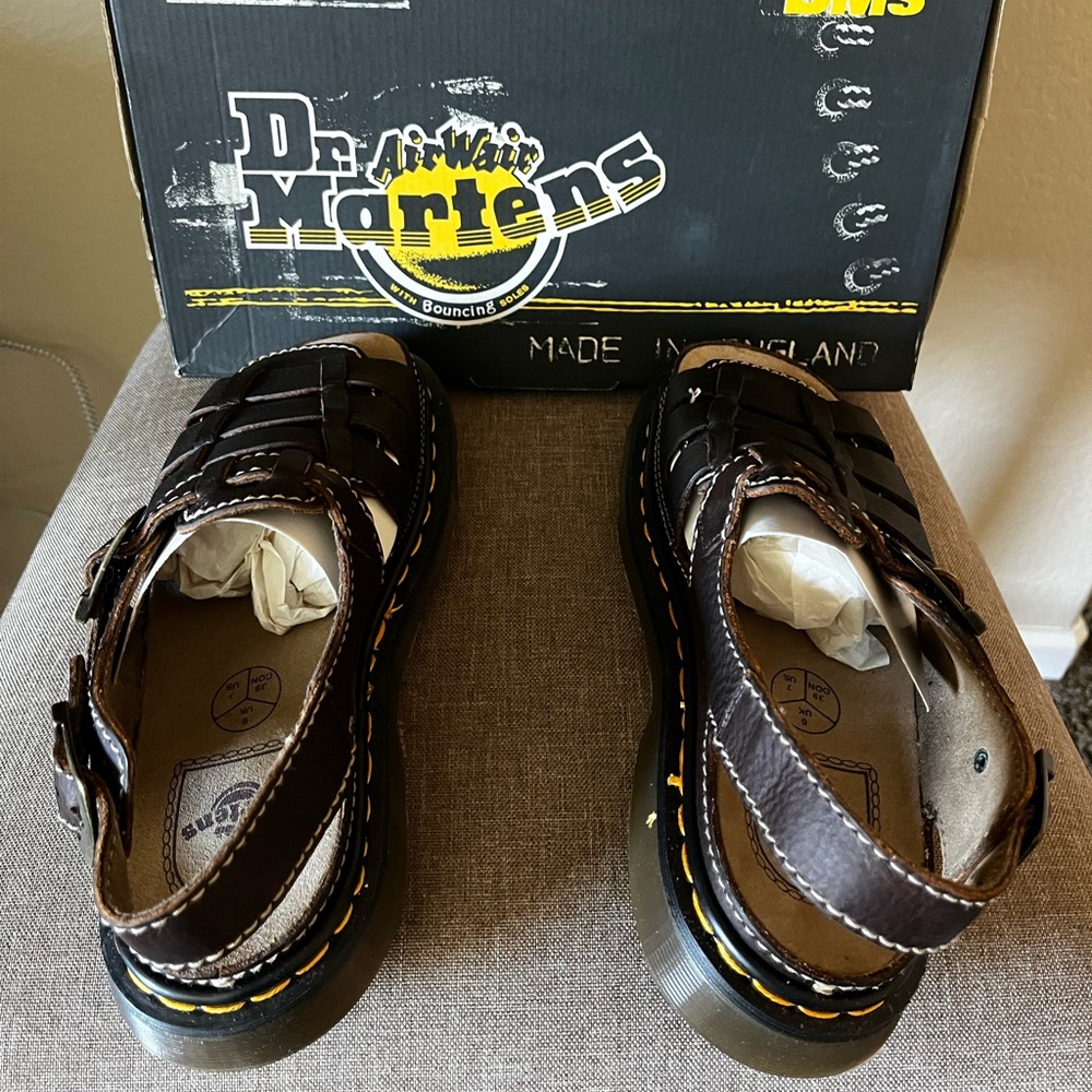 Dr. Martens Women’s Dark Brown Sandals
